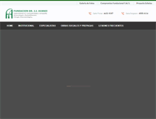 Tablet Screenshot of fundacionavanzi.com.ar